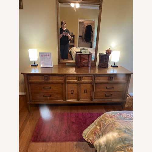 Used Vintage/Antique Light Brown Wood Dresser for sale on AptDeco
