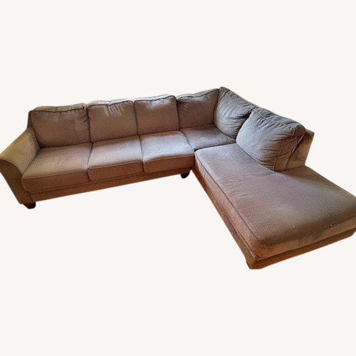 Used Raymour & Flanigan 2 Piece Sectional for sale on AptDeco