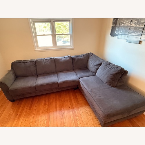 Used Raymour & Flanigan 2 Piece Sectional for sale on AptDeco