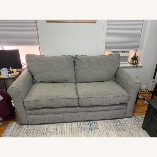 Used La-Z-Boy Leah Light Gray Sleeper Sofa for sale on AptDeco