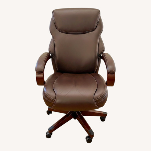 Used Raymour & Flanigan Dark Brown Office Chair for sale on AptDeco