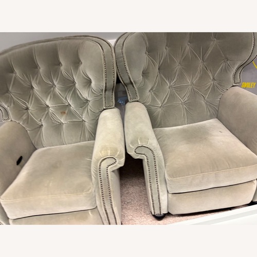 Used Z Gallerie Velvet Recliner for sale on AptDeco