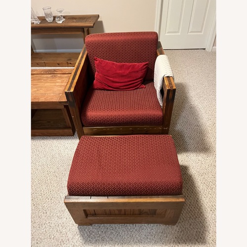 Used This End Up Wood Armchair for sale on AptDeco
