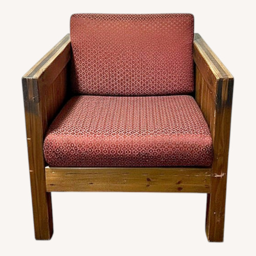 Used This End Up Wood Armchair for sale on AptDeco