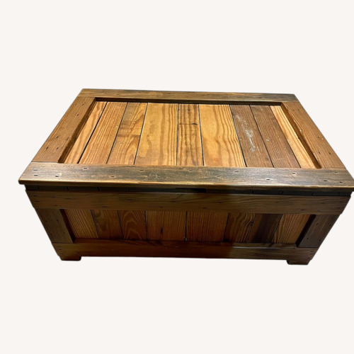 Used This End Up Natural Wood Chest for sale on AptDeco