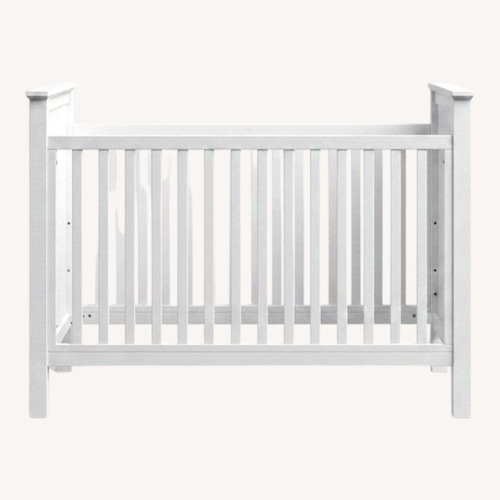 Used Pottery Barn Convertible Crib+Toddler Covers Bedding for sale on AptDeco