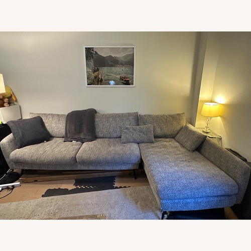 Used Albany Park Light Gray Right Facing Sectional for sale on AptDeco