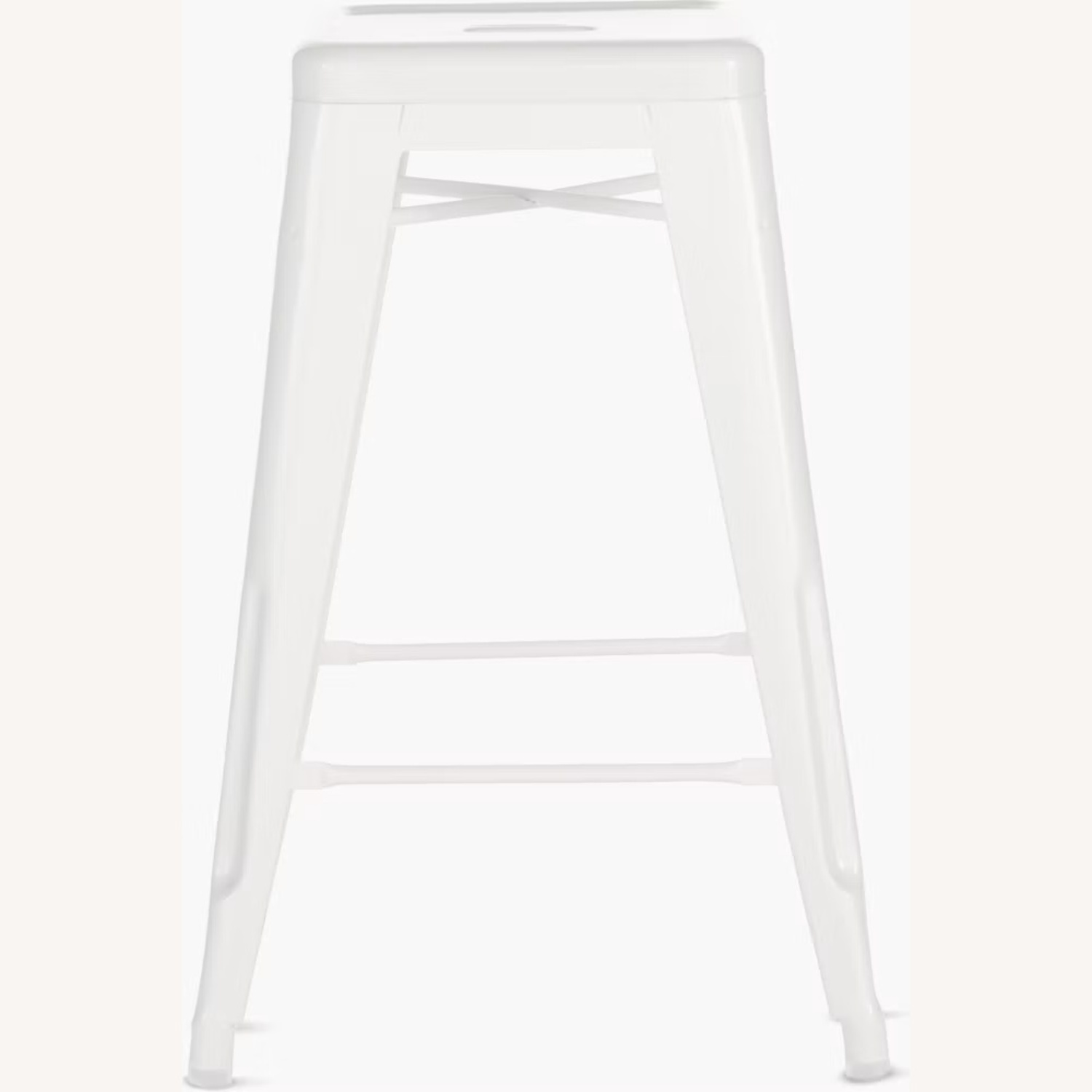 Tolix Marais White Metal Stools (Set of 4) - image-5