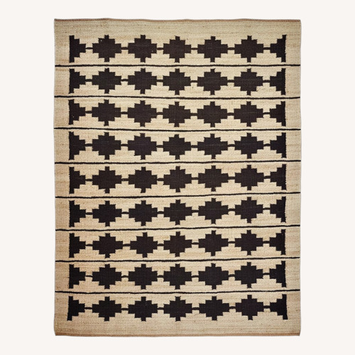 Used Rejuvenation Bowen Jute & Wool Flatweave Rug 6' x 9' for sale on AptDeco