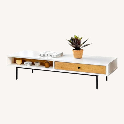 Used Article Bios White Coffee Table for sale on AptDeco