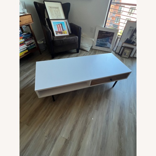 Used Article Bios White Coffee Table for sale on AptDeco