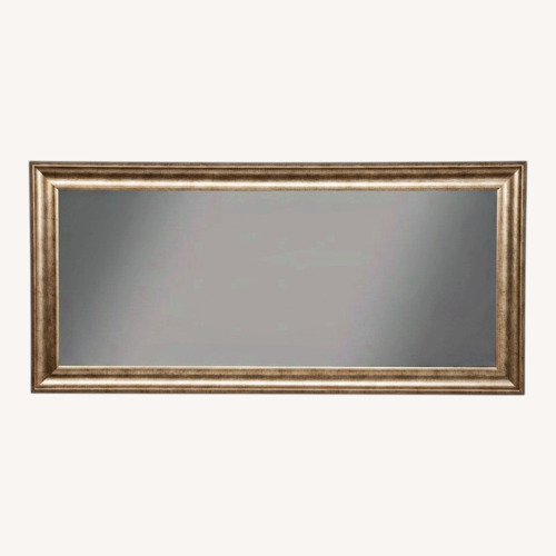Used Wayfair Gold Glass Zaryan Flat Mirror for sale on AptDeco
