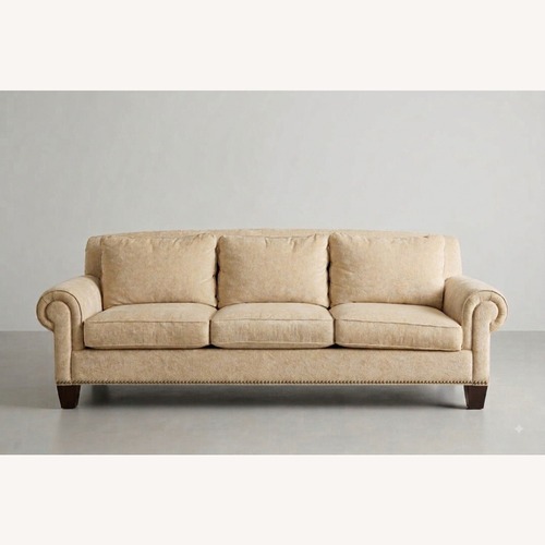 Used Domain Furniture Golden Brown 3+ Seater Sofa for sale on AptDeco