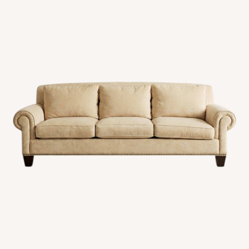 Used Domain Furniture Golden Brown 3+ Seater Sofa for sale on AptDeco