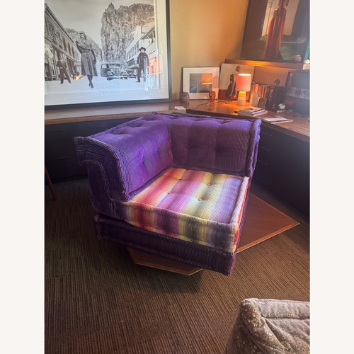 Used Roche Bobois Mah Jong Fabric Loveseat for sale on AptDeco