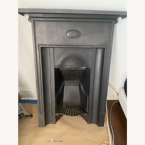 Used Original 19th Century English Cast Iron Fireplace  for sale on AptDeco