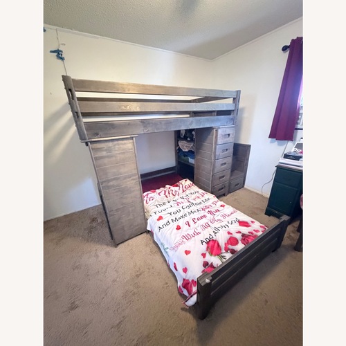 Used Jerome’s Wrangler Loft Bunk Bed for sale on AptDeco