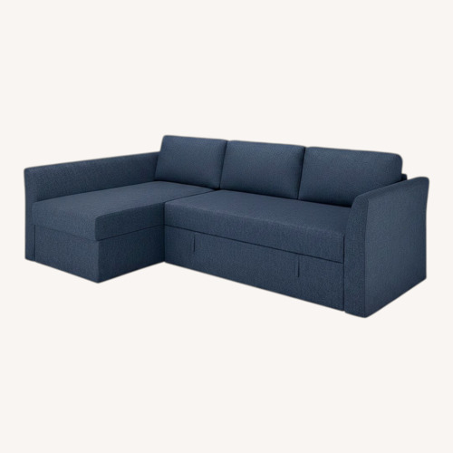 Used IKEA Blue Fabric Sleeper Sofa for sale on AptDeco