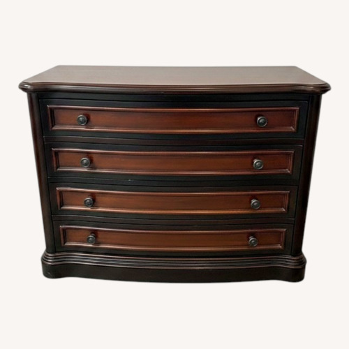 Used Dark Brown Wood File Cabinet for sale on AptDeco
