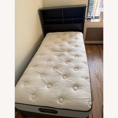 Used Black Wood Headboard for sale on AptDeco
