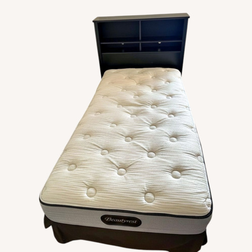 Used Black Wood Headboard for sale on AptDeco