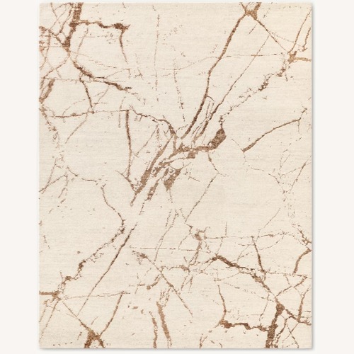Used Restoration Hardware Lakshmi Wool Rug 10' × 14' Cream / Bronze for sale on AptDeco