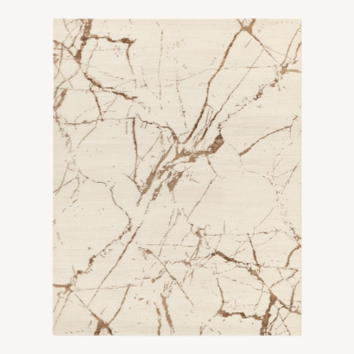 Used Restoration Hardware Lakshmi Wool Rug 10' × 14' Cream / Bronze for sale on AptDeco