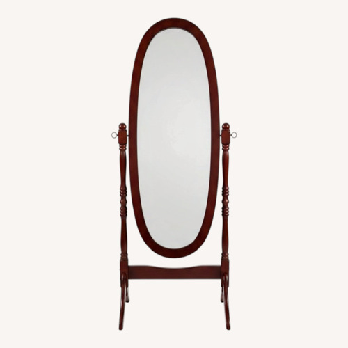 Used Vintage/Antique Finds Dark Brown Floor Mirror for sale on AptDeco