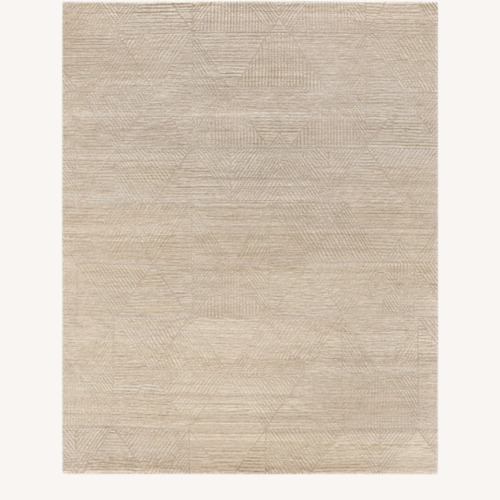 Used Restoration Hardware Varusha Wool & Silk Rug 12' × 15' Wheat for sale on AptDeco