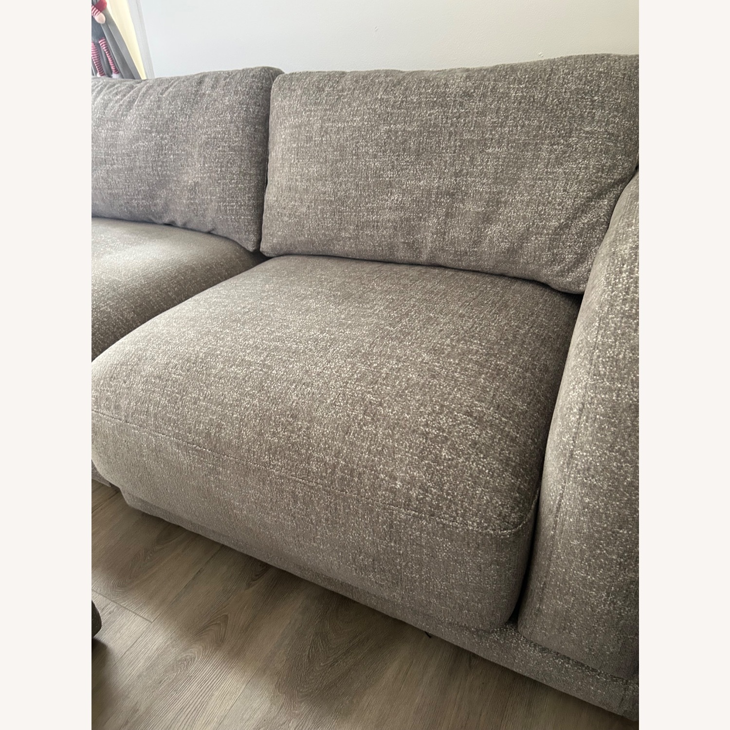 Grey Sectional Sofa with Chaise - image-5