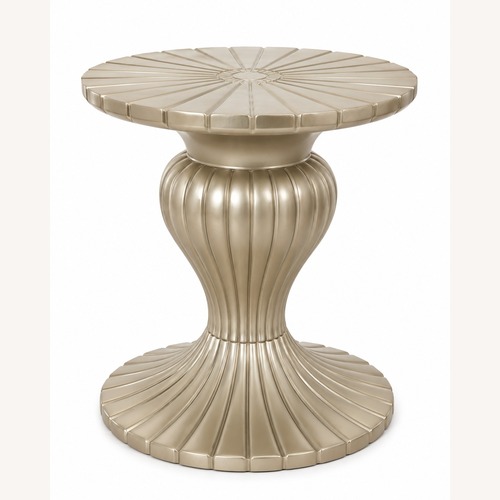 Used Ornate Round Pedestal Table for sale on AptDeco