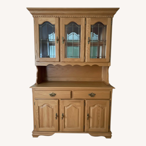 Used Vintage/Antique Finds Natural Wood Sideboard for sale on AptDeco