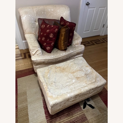 Used Chair and Ottoman  for sale on AptDeco