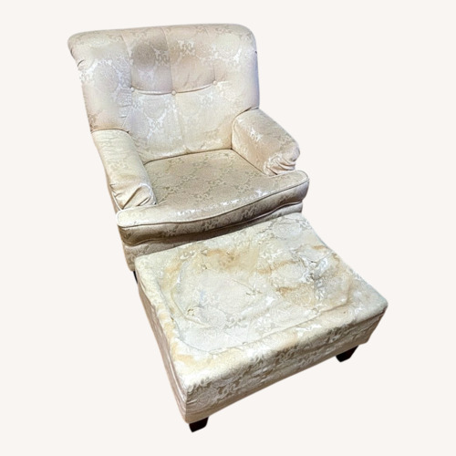 Used Chair and Ottoman  for sale on AptDeco