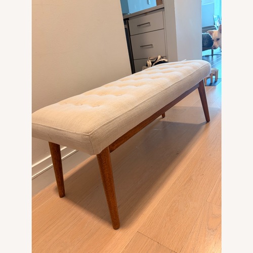 Used West Elm Mid-Century Bench for sale on AptDeco