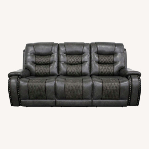 Used Furniture Light Gray 3 Seating Recliner Sofa  for sale on AptDeco