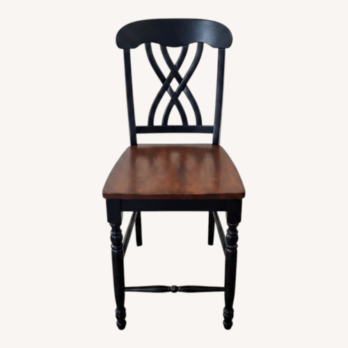 Used Dark Brown Wood Dining Chairs for sale on AptDeco