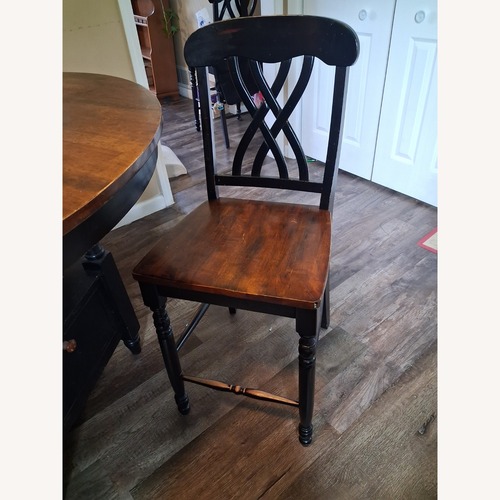 Used Dark Brown Wood Dining Chairs for sale on AptDeco