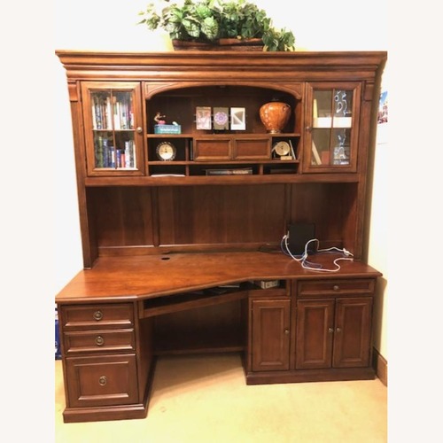 Used Hooker Furniture Corporation Dark Brown Bookcase for sale on AptDeco