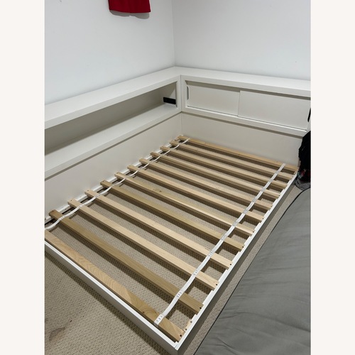 Used Pottery Barn Teen Costa Platform Lounge Corner Bed for sale on AptDeco