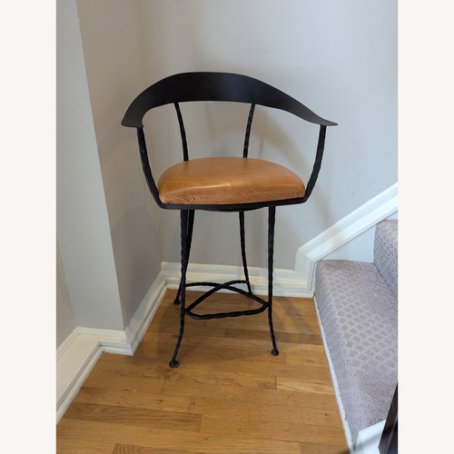 Used Charleston Forge Hudson Wrap Counter Stools for sale on AptDeco