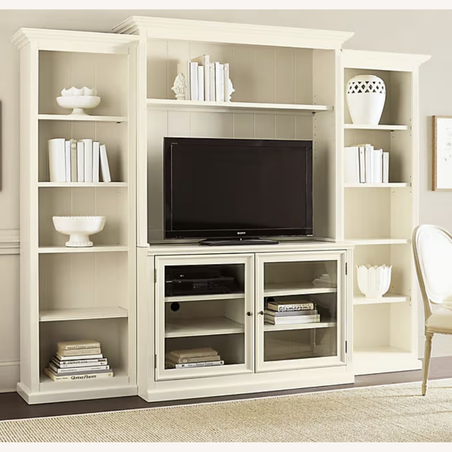 Ballard Designs Tuscan Beige Wall Unit  - image-4
