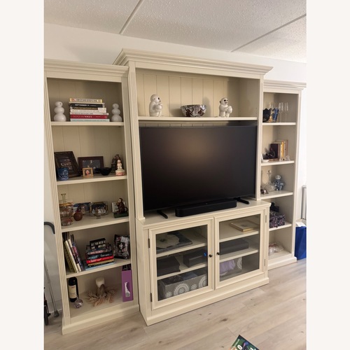 Used Ballard Designs Tuscan Beige Wall Unit  for sale on AptDeco