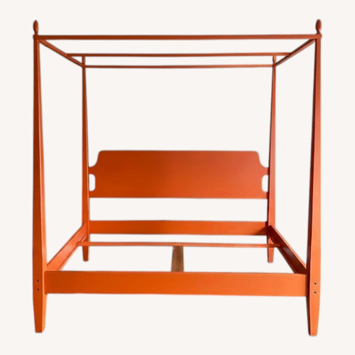 Used Ethan Allen Barrett Poster Orange King Bed  for sale on AptDeco