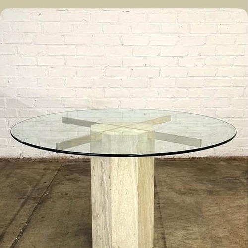 Used Vintage/Antique Transparent Dining Table for sale on AptDeco