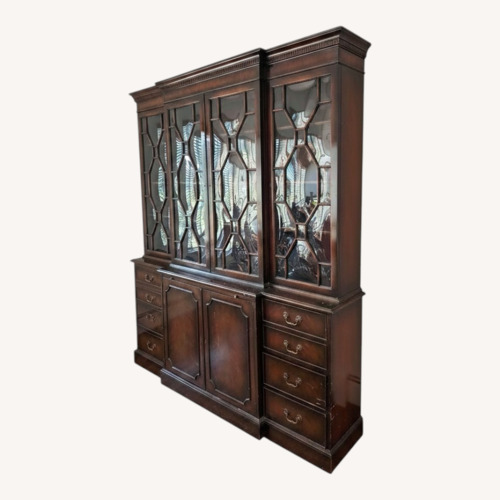 Used Mahogany Breakfront Antique for sale on AptDeco