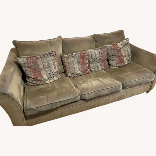 Used Vintage/Antique Light Brown 3+ Seater Sofa for sale on AptDeco