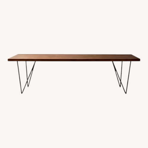 Used CB2 Dylan Natural Wood Dining Table for sale on AptDeco