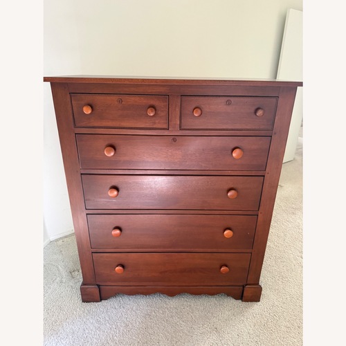 Used Lexington Furniture Dark Brown Fabric Dresser for sale on AptDeco