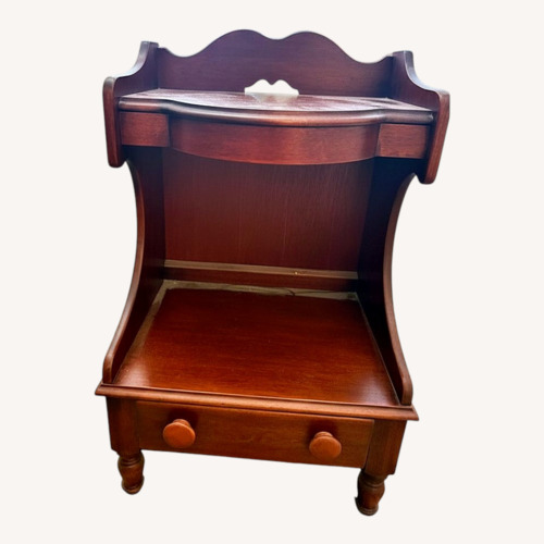 Used Lexington Furniture Dark Brown Wood Nightstand for sale on AptDeco